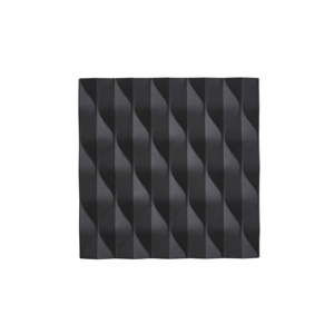 Černá silikonová podložka pod horké nádoby Zone Origami Wave