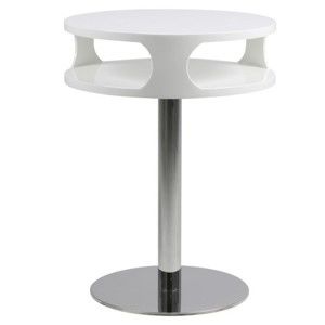 Bílý konferenční stolek Actona Caspian, výška 60 cm