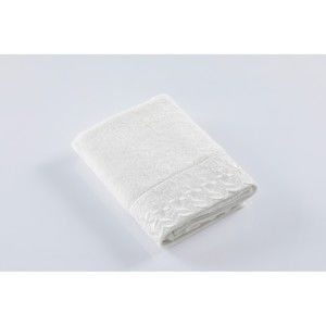 Bílý ručník z bavlny Bella Maison Drope, 50 x 90 cm