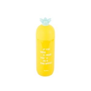 Žlutá nerezová termoláhev Tantitoni Cute Pineapple, 280 ml