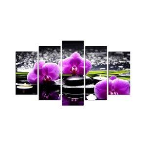 Vícedílný nástěnný obraz Purple Blossom