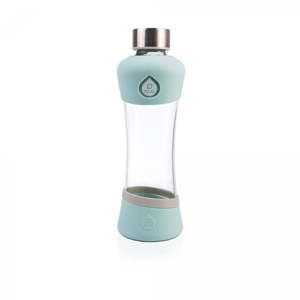 Tyrkysová skleněná láhev z borosilikátového skla Equa Active Mint, 550 ml