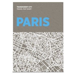 Mapa na popisky Palomar Transparent City Paříž