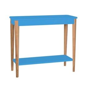 Modrý konzolový stolek Ragaba Ashme, šířka 85 cm