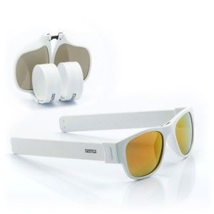 Bílo-žluté sluneční srolovatelné brýle InnovaGoods Sunfold ES6
