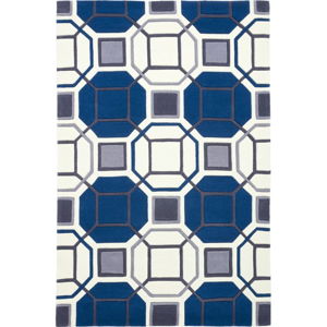 Modrý koberec Think Rugs Hong Kong Hammam, 120 x 170 cm