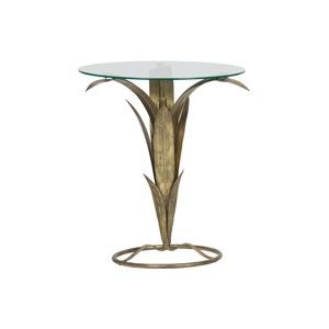 Odkládací stolek z kovu a skla BePureHome Tree, ø 62 x 70 cm