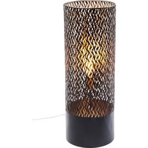 Černá stojací lampa Kare Design Flame, výška 65 cm