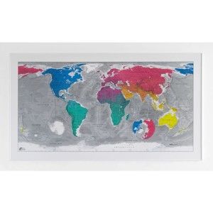 Mapa světa The Future Mapping Company Colourful World, 130 x 72 cm