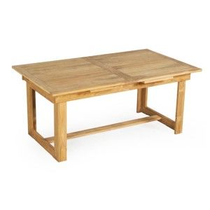 Zahradní jídelní stůl z teakového dřeva pro 6-8 osob Ezeis Sun, délka 180/230 cm