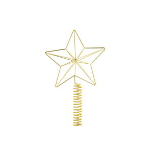 Vánoční hvězda na stromeček ve zlaté barvě Bloomingville Tree