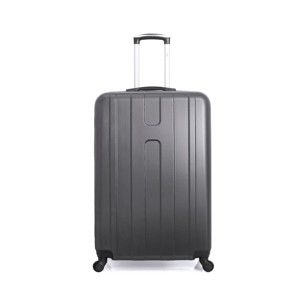 Tmavě šedý cestovní kufr na kolečkách Hero Ioulia, 37 l