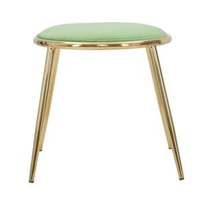 Světle zelená stolička Mauro Ferretti Emily, ⌀ 45 cm
