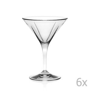 Sada 6 sklenic na martini RCR Cristalleria Italiana Sondrio, 170 ml