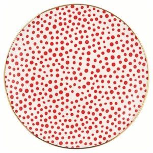 Talíř se červenými tečkami Green Gate Dot, ⌀ 21 cm