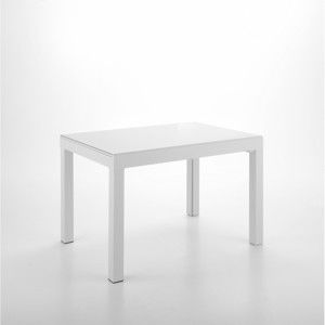 Bílý rozkládací jídelní stůl Design Twist Jeddah
