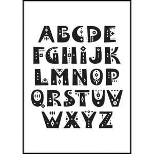 Plakát Imagioo Alphabet, 40 x 30 cm
