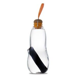 Oranžová filtrační láhev s binchotanem Black + Blum Pure, 800 ml