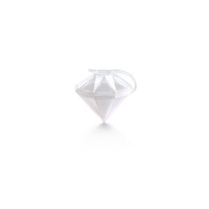 Transparentní silikonová forma ve tvaru diamantu Lékué Mold