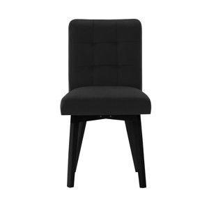 Černá jídelní židle s černými nohami My Pop Design Haring