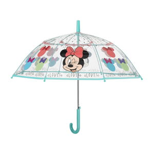 Transparentní dětský deštník odolný vůči větru Ambiance Disney Minnie, ⌀ 74 cm
