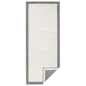 Šedo-krémový venkovní koberec Bougari Panama, 80 x 150 cm
