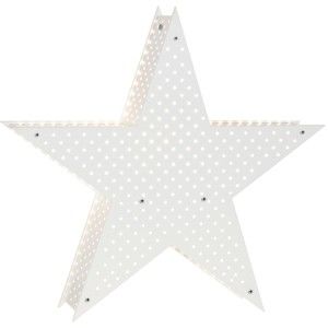 Bílá svítící LED hvězda Best Season Starlight