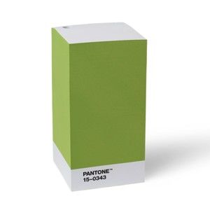 Zelený stojan na tužku / poznámkový blok Pantone