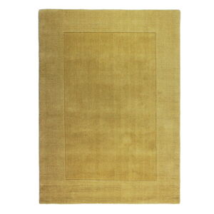 Žlutý vlněný koberec 150x80 cm Tuscany Siena - Flair Rugs