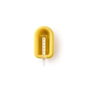 Žlutá silikonová forma na zmrzlinu Lékué