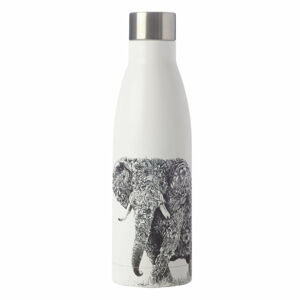 Bílá nerezová termo láhev Maxwell & Williams Marini Ferlazzo Elephant, 500 ml