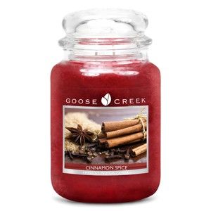 Vonná svíčka ve skleněné dóze Goose Creek Skořice, 150 hodin hoření