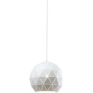 Bílé stropní svítidlo Kare Design Triangle,  Ø 30 cm