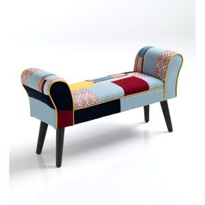 Čalouněná lavice Tomasucci Kaleidos, 54 x 100 x 30 cm