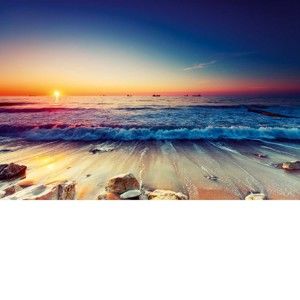 Obraz Tropical Paradise Sunset, 100 x 70 cm
