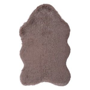 Hnědý kožešinkový koberec Floorist Soft Bear, 160 x 200 cm