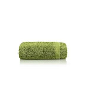 Olivově zelený bavlněný ručník Maison Carezza Marshan, 30 x 50 cm