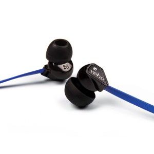 Modrá sluchátka do uší Veho Z1