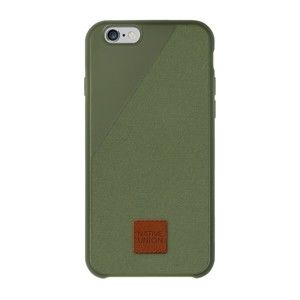 Tmavě zelený obal na mobilní telefon pro iPhone 6 a 6S Plus Native Union Clic 360 Case