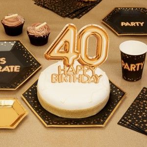 Papírová dekorace na dort s číslem 40 Neviti Topper