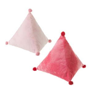 Sada 2 růžových polštářků Unimasa Magic, 45 x 45 x 45 cm