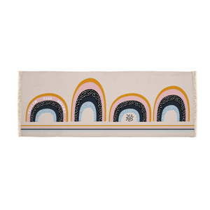 Dětský koberec Little Nice Things Rainbows, 135 x 55 cm