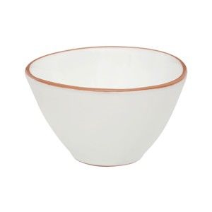 Bílá miska na cereálie z glazované terakoty Premier Housewares Calisto, ⌀ 16 cm