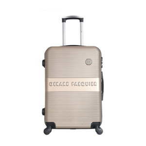 Béžový cestovní kufr na kolečkách GERARD PASQUIER Mirego Valise Weekend, 64 l