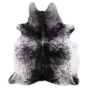 Pravá hovězí kůže Arctic Fur Salt and Pepper, 204 x 176 cm