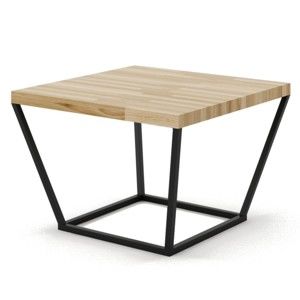 Malý konferenční stůl z dubového dřeva s černým podnožím Absynth Noi