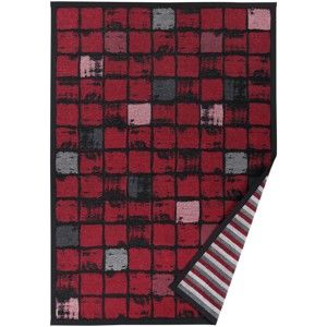 Červený vzorovaný oboustranný koberec Narma Telise, 160  x  230 cm
