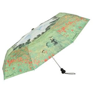 Zelený skládací deštník Von Lilienfeld Field of Poppies