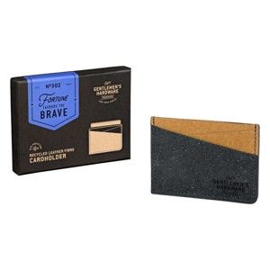Pouzdro na karty z recyklované kůže Gentlemen's Hardware Card