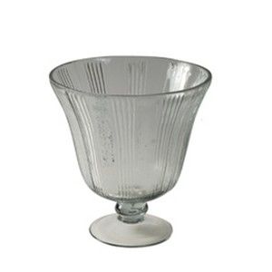 Skleněná váza Antic Line Glass, výška 24 cm